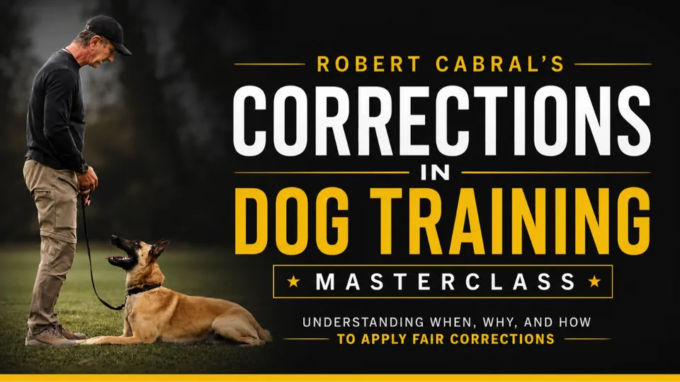 Corrections in Dog Training Masterclass